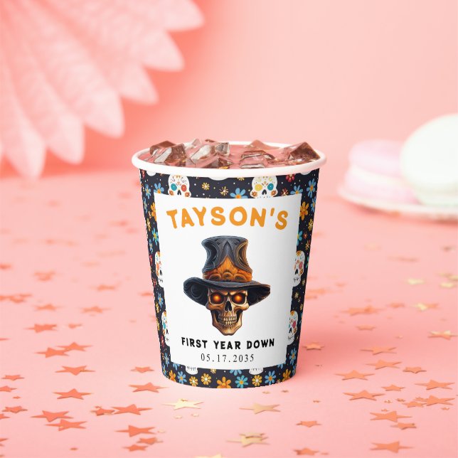 Gobelets En Papier Soirée costumée Halloween - Cute et Éffrayante (Insitu)