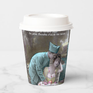 Gobelets En Papier Soldat et amant