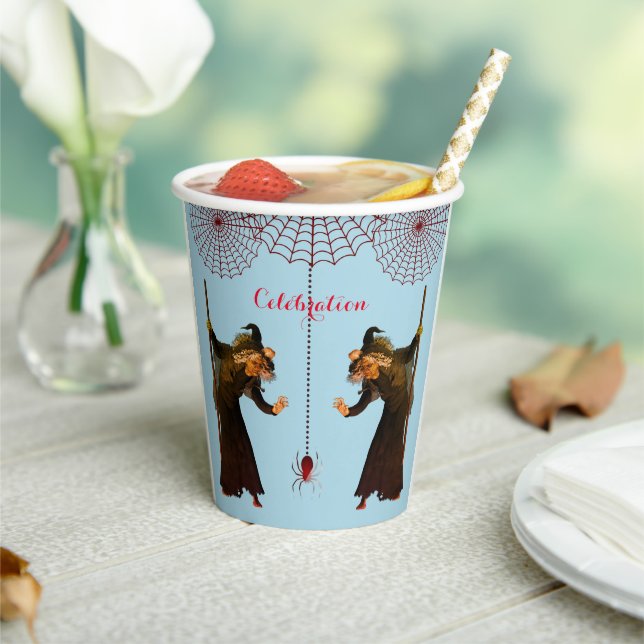 Gobelets En Papier Sorcières d'araignées (Insitu)