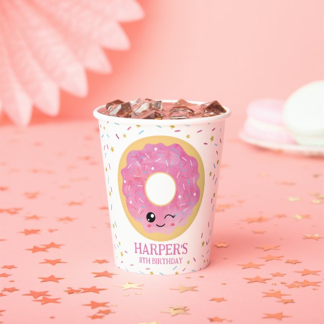 Gobelets En Papier Sortie de Donut Miss Out (Insitu)