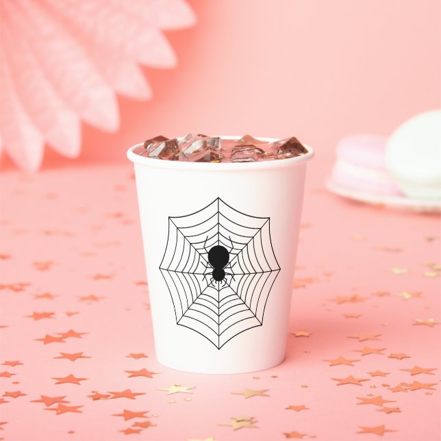 Gobelets En Papier Spiderweb (Insitu)
