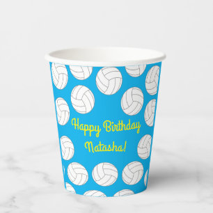 Gobelets En Papier Sport de la partie Anniversaire de enfant de volle