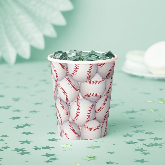 Gobelets En Papier Sports Thème Baseball Anniversaire Cadeau Sac (Créateur téléchargé)