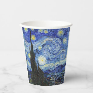 Gobelets En Papier Starry night Van Gogh Cups en papier