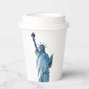 Gobelets En Papier Statue de la liberté