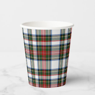 Gobelets En Papier Stewart Dress Tartan Tasses en Papier Plaid