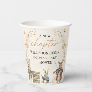 Gobelets En Papier Storybook New Chapter Baby Shower Paper Cups