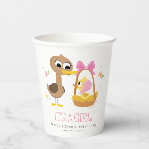 Gobelets En Papier Super simple 5 Petits canards Baby shower fille