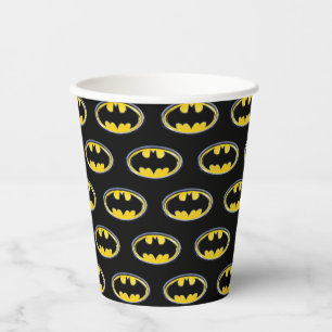 Gobelets En Papier Symbole Batman   Logo classique