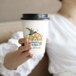 Gobelets En Papier Symboles Halloween éffrayant motif