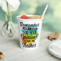 Tasse à papier