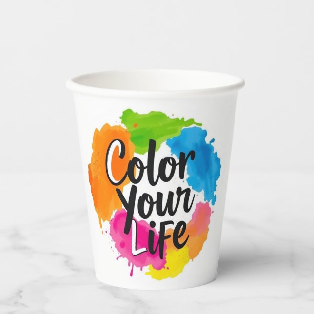 Gobelets En Papier Tasse à papier (Recto)