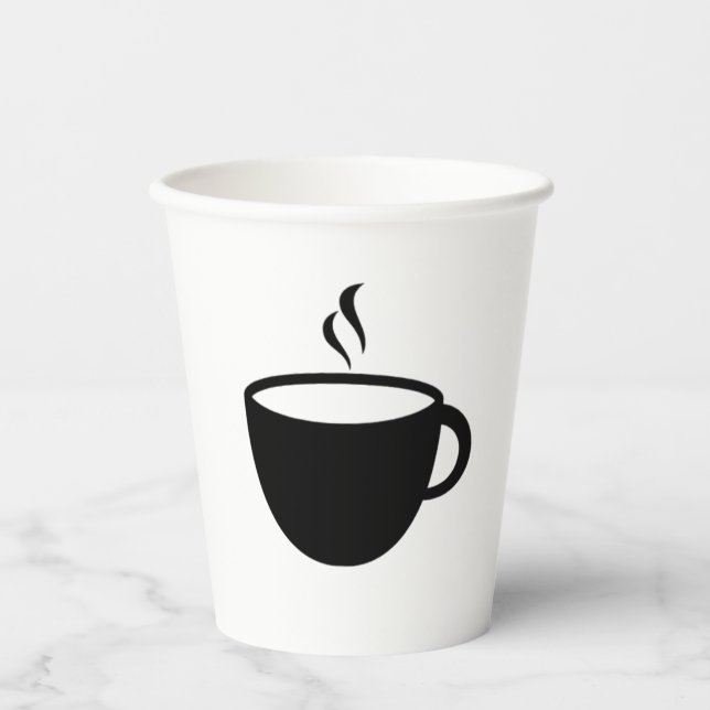 Gobelets En Papier tasse à papier de 8 oz (Recto)
