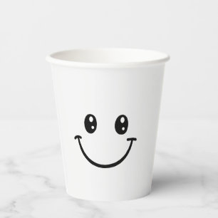 Gobelets En Papier Tasse de sourire