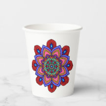 Tasse en papier Mandala