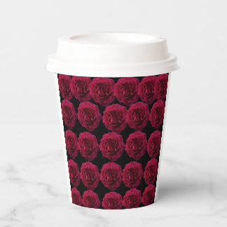 Gobelets En Papier Tasses à papier floral Éco-Friendly Drinkware Disp