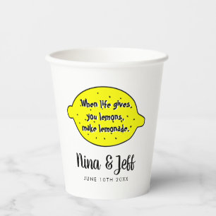 Gobelets En Papier Tasses à papier personnalisées pour stand de limon
