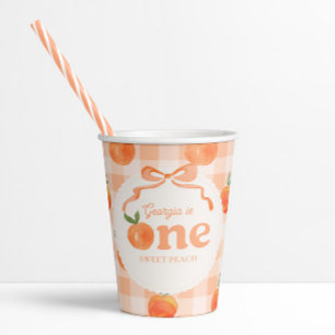 Gobelets En Papier Tasses de papier En vichy à broches modifiables