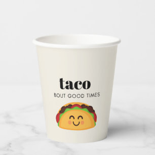 Gobelets En Papier Tasses du Parti Taco