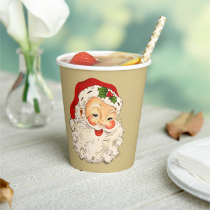 Gobelets En Papier Tasses en papier père Noël No 2
