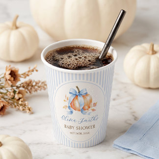 Gobelets En Papier Tasses en papier pour Baby Shower thème petite cit