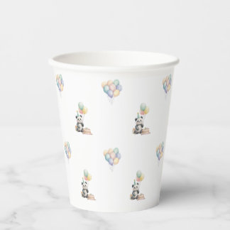 Gobelets En Papier Tasses en papier pour fête d'animaux Panda mignon
