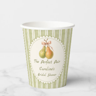 Gobelets En Papier Tasses en papier pour mariage Green Perfect Pair P