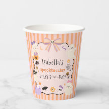 Tasses en papier Spooktacular Halloween pour anniv
