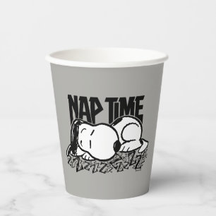 Gobelets En Papier Tee - shirt   Snoopy Nap Time