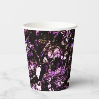 Gobelets En Papier Texture Grunge Rocheuse