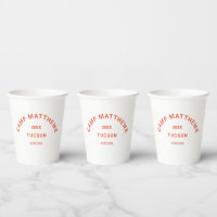 Thème Camping Burnt Orange Family Crest