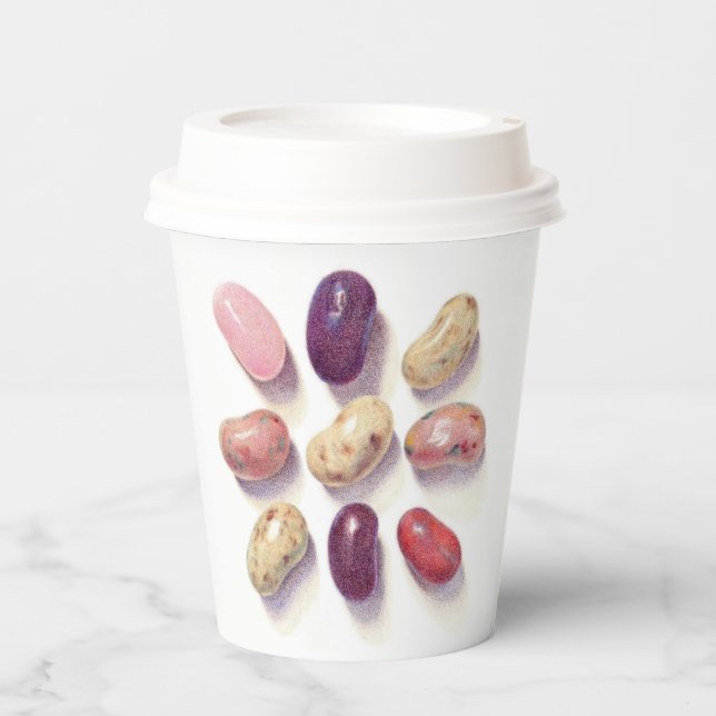 Gobelets En Papier TIC TAC TOT JELLY BEANS Paper Cup (Recto)