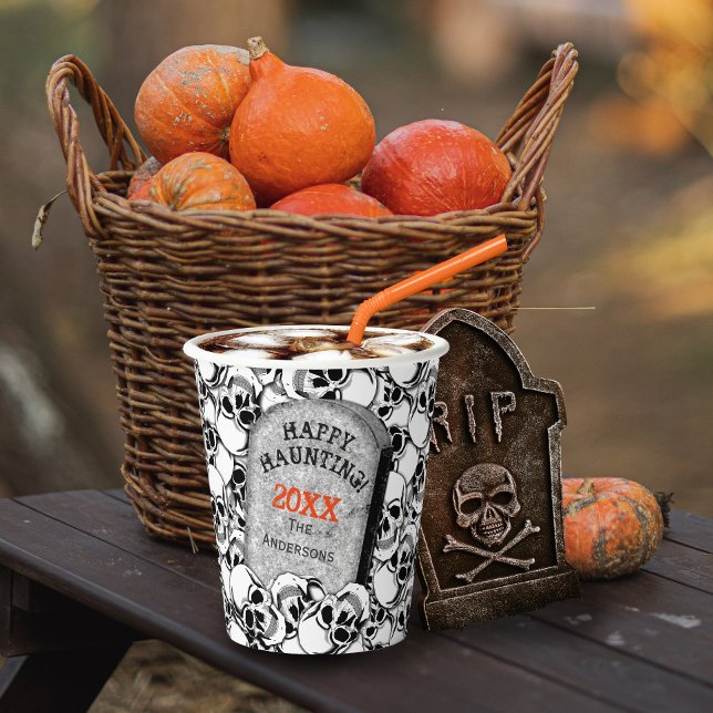 Gobelets En Papier Tombstone et Skulls ID216 (Créateur téléchargé)