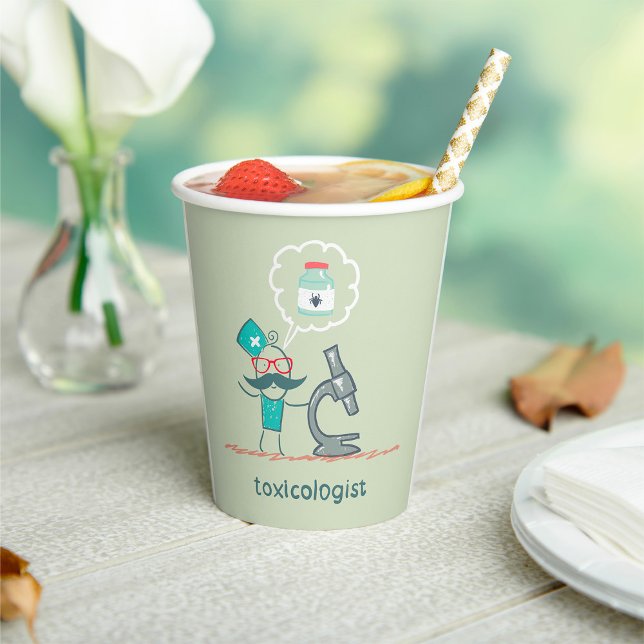 Gobelets En Papier Toxicologue (Créateur téléchargé)