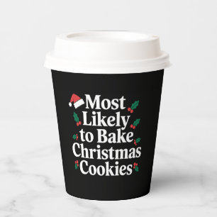 Gobelets En Papier Très susceptible de faire des biscuits de Noël en