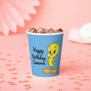Gobelets En Papier TWEETY™ Oiseau Malin