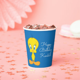 Gobelets En Papier TWEETY™ Petit Oiseau Innocent