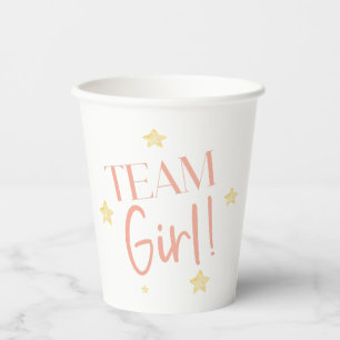Gobelets En Papier Twinkle Little Star Team Boy Blue Gender Reveal
