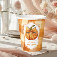 Un Baby shower Automne Un Peu Citrouille