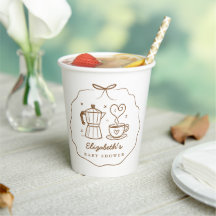 Un Bébé Rustique Brasse Du Café