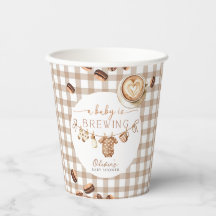 Une Baby Shower Café Grain de Café Bébé Est en Tra