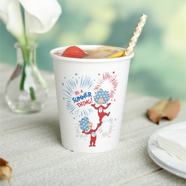Gobelets En Papier Une chose deux C'est une chose d'été (Insitu)