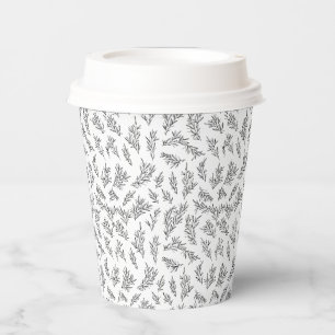 Gobelets En Papier Une couronne Rustique Remercier La Coupe Papier De