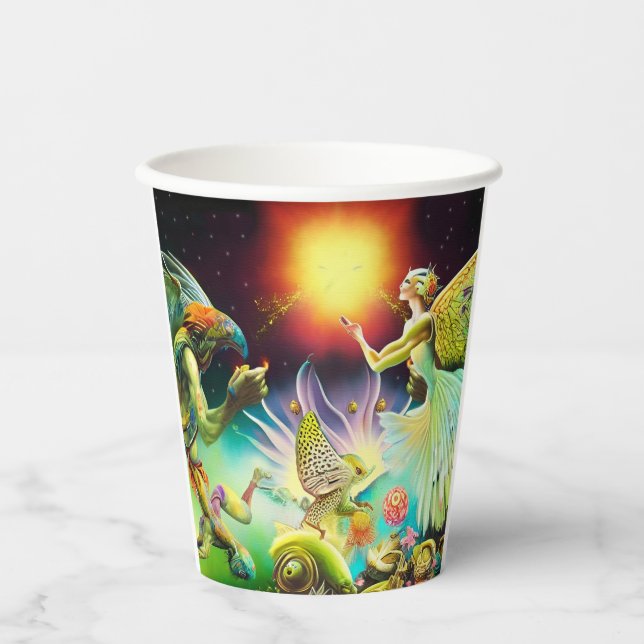 Gobelets En Papier Une époque de peinture à l'huile repensée (Recto)