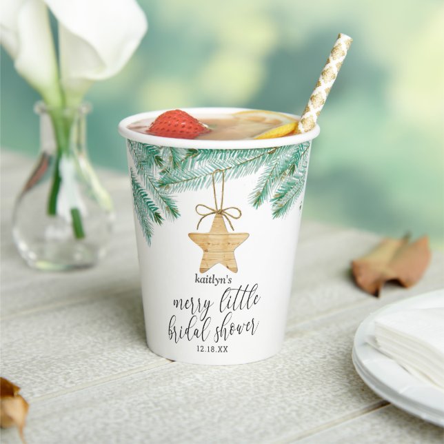Gobelets En Papier Une Jolie Petite Fête des mariées (Insitu)