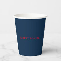 Unique Moderne Marine Bleu Stylish Minimaliste