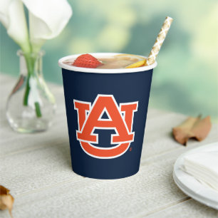 Gobelets En Papier Université d'Auburn   Auburn UA Logo