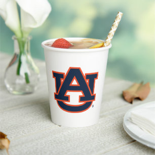 Gobelets En Papier Université d'Auburn Auburn UA Logo