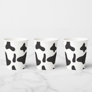 Gobelets En Papier Vache Saint Anniversaire Vache Imprimer Coupes de