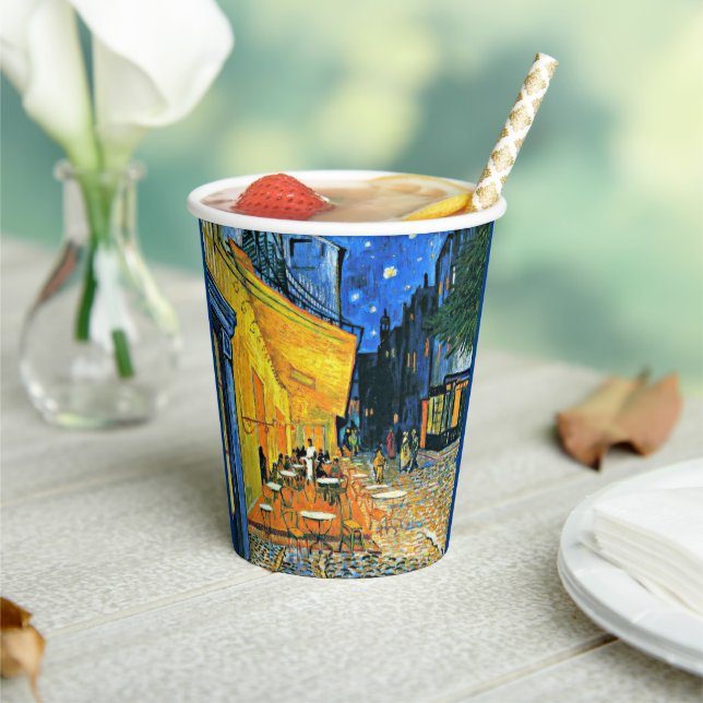 Gobelets En Papier Van Gogh - Cafe Terrasse, (Insitu)